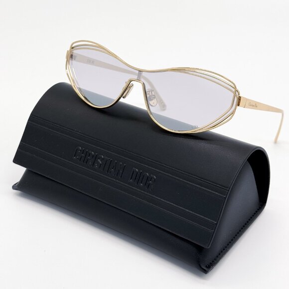 NEW DIOR SUNGLASSES, WOMEN DIOR FILDIOR M1U B0A4 SILVER GOLD METAL EYEWEAR DIOR - Picture 1 of 12